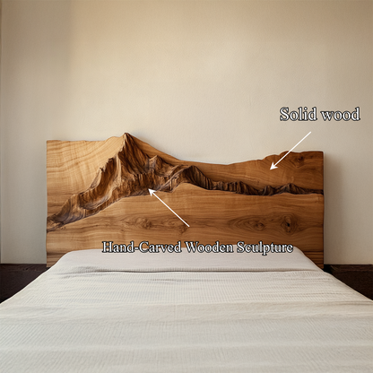 Rustic Organic Headboard For Bedroom Or Relaxing Area
