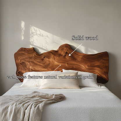 Rustic Organic Form Headboard For Bedroom Or Resting Area
