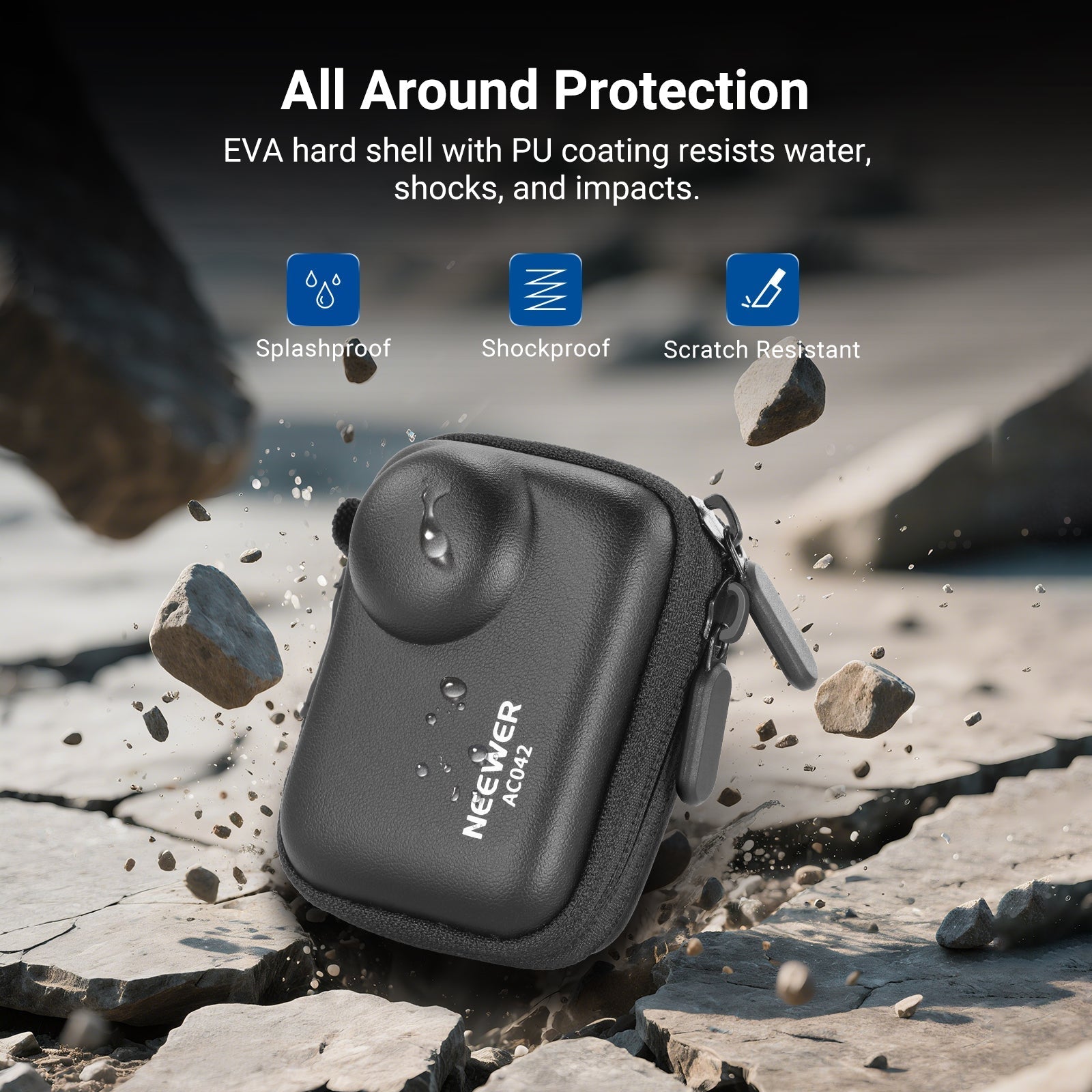 NEEWER AC042 Storage Case Compatible with Insta360 GO Ultra
