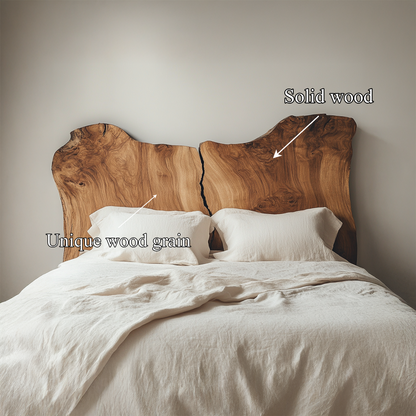 Rustic Split Headboard For Bedroom And Sleeping Space