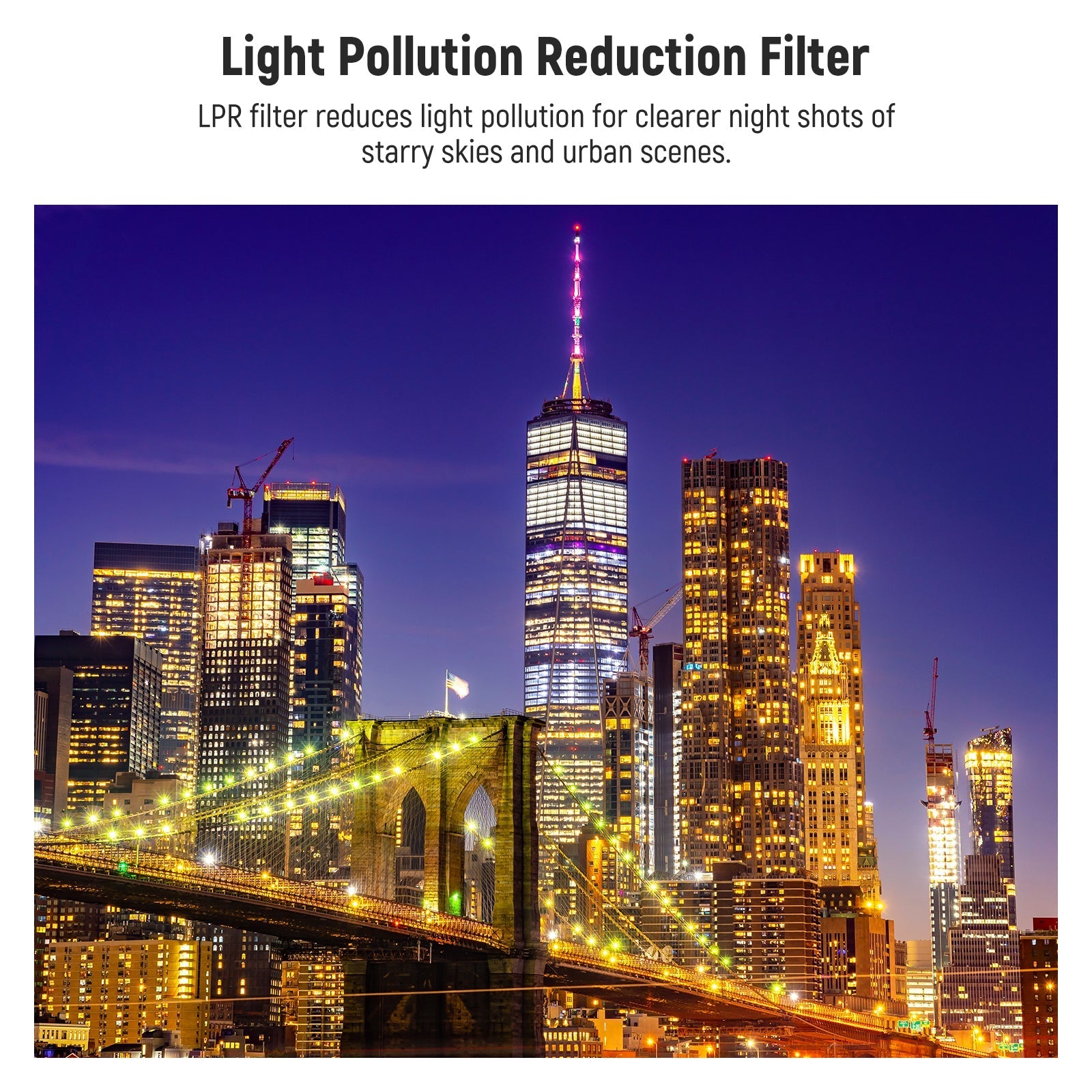 NEEWER FL-63 Light Pollution Reduction Filter for Pocket 3 / Pocket 4 & Xtra Muse