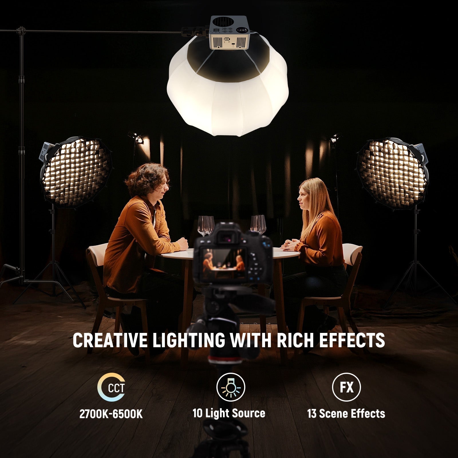 NEEWER HB80B 80W Bi-Color Mini COB LED Video Light