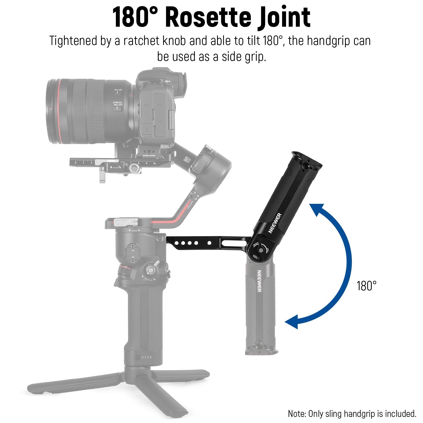 NEEWER ST49 Gimbal Sling Handgrip for DJI Ronin RS4 RS3 Mini RS 3 Pro RS 2 RSC 2