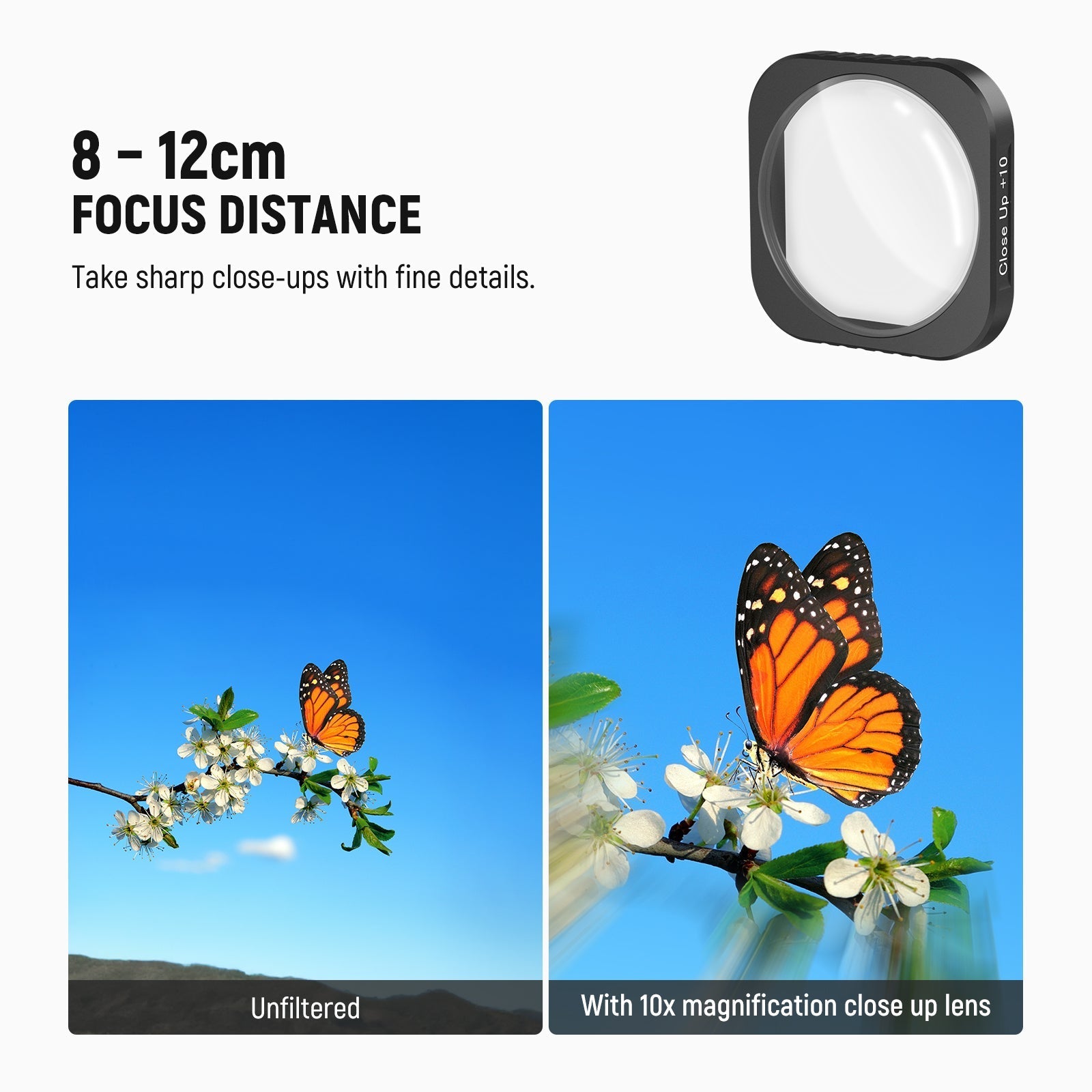 NEEWER LS-C40 10X Macro Lens For Insta360 Ace Pro/Ace Pro 2