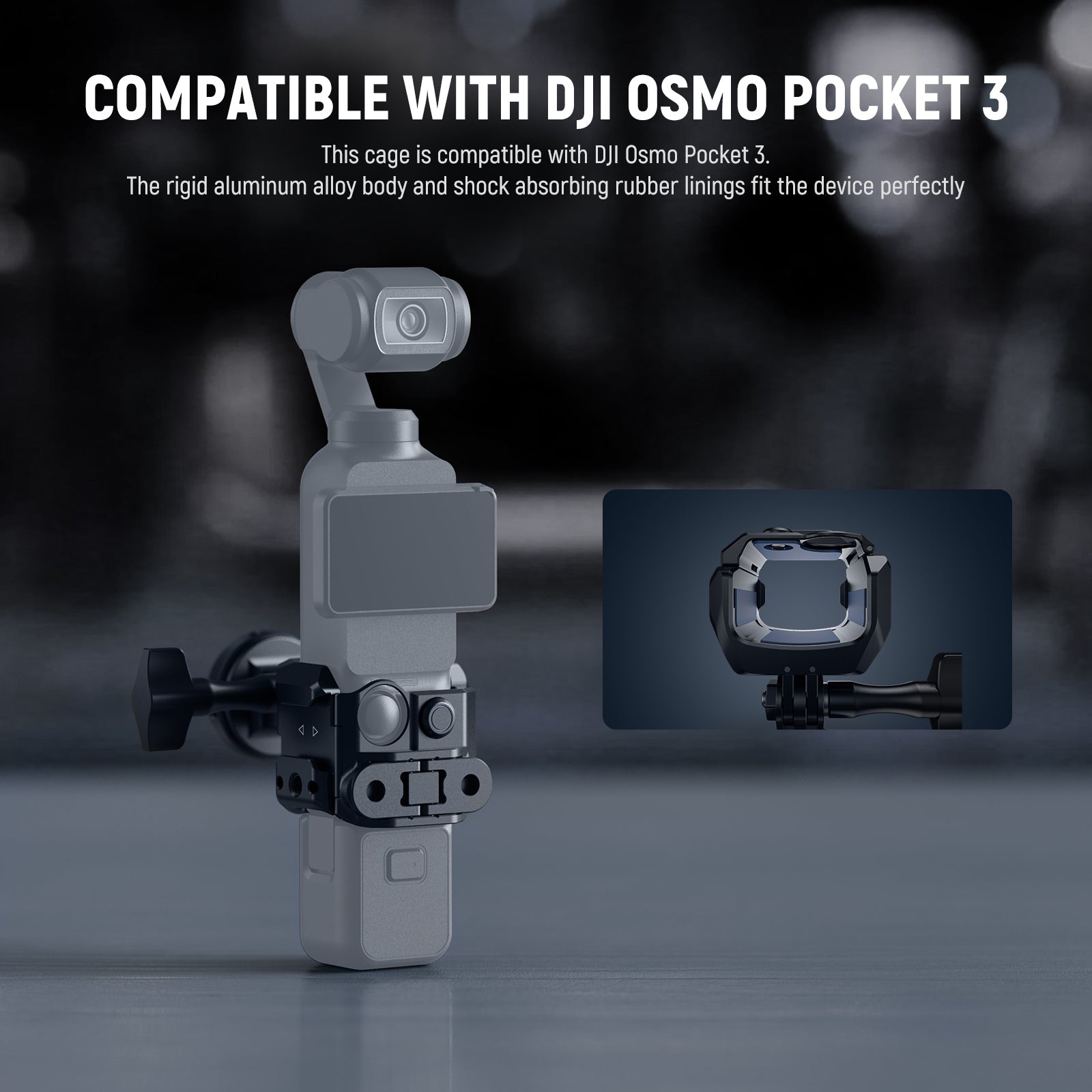 NEEWER AC009 Action Camera Metal Cage For DJI Osmo Pocket 3