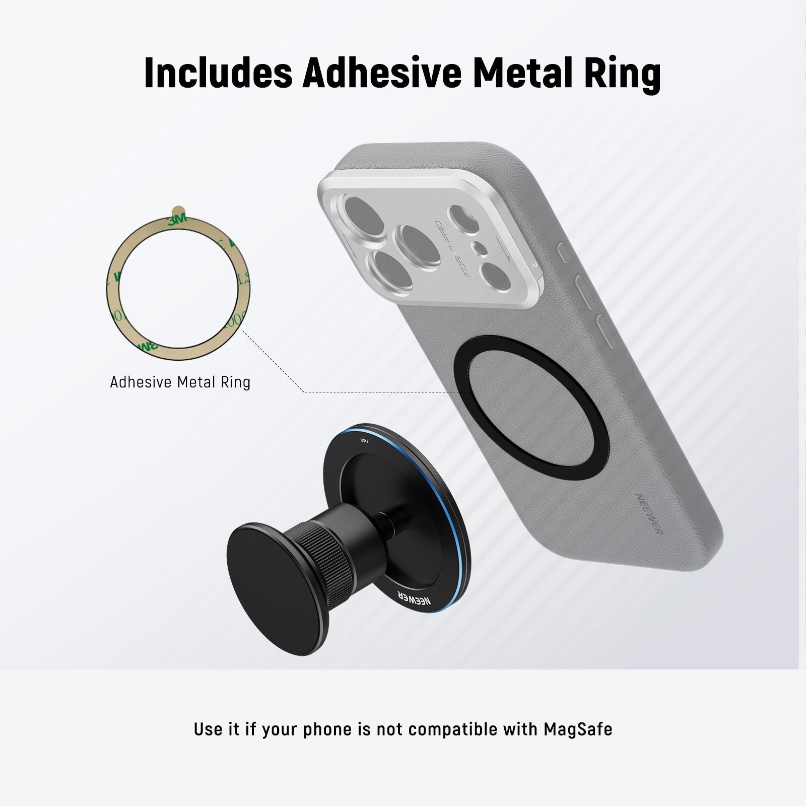 NEEWER PA072 Magnetic Phone Tripod Mount