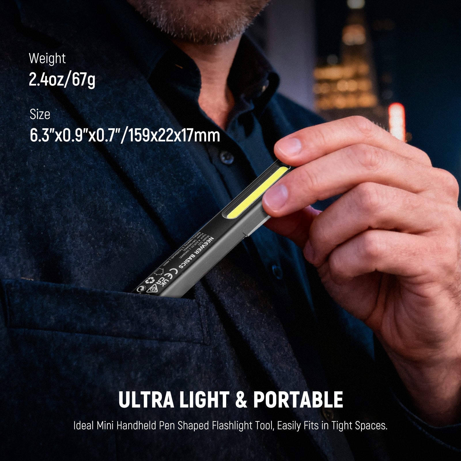 NEEWER BASICS G32 2 in 1 EDC Flashlight