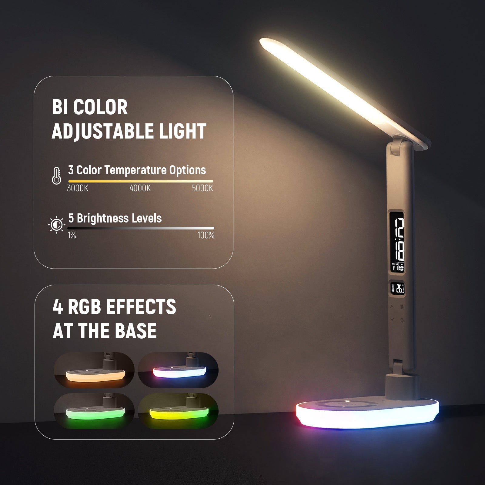 NEEWER ENTRY LEVEL VERSION N20 LED Desktop Lamp with Wireless Charger