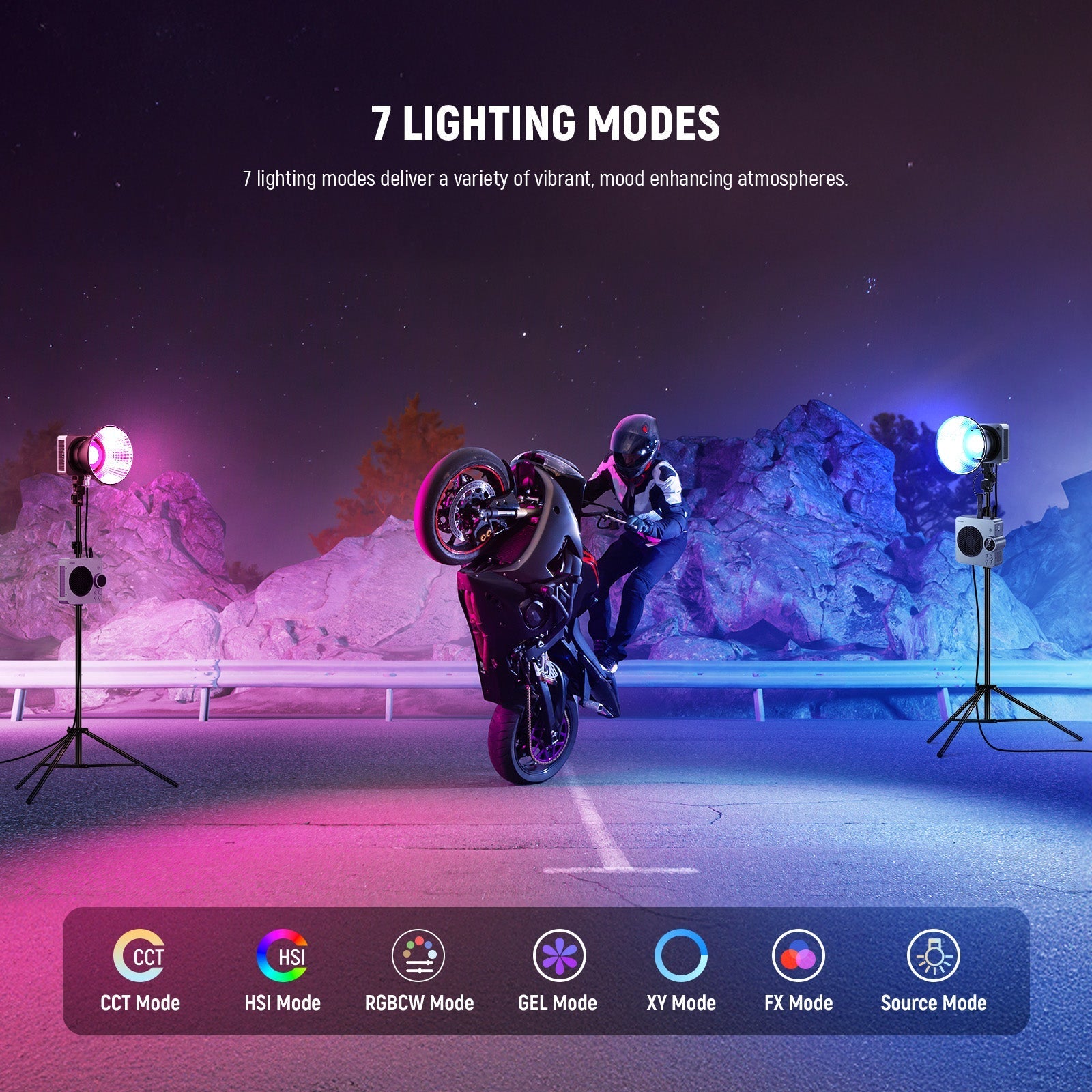 NEEWER HS200C 280W Portable RGB LED Video Light