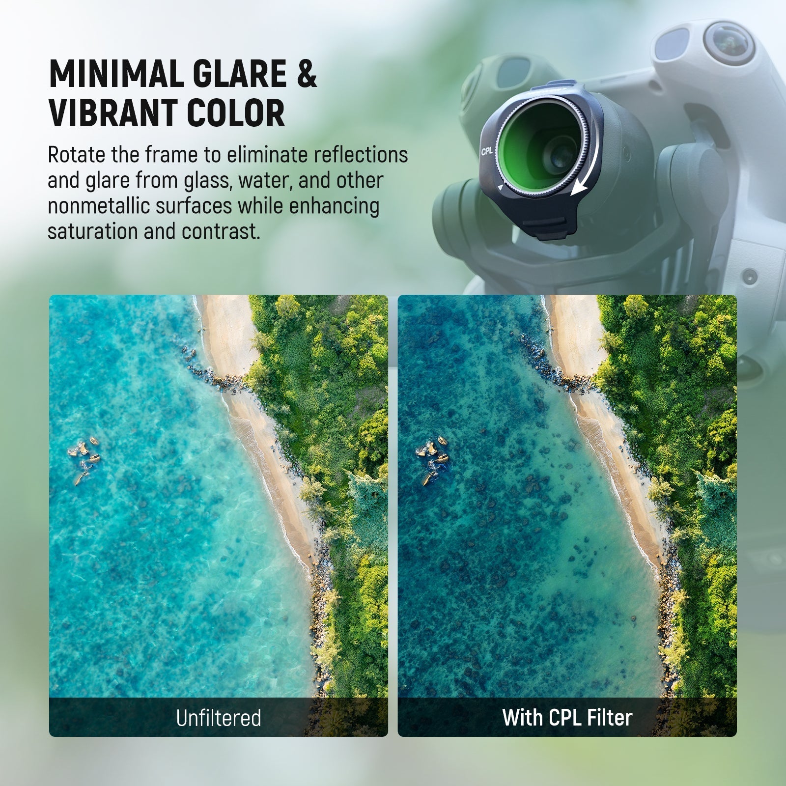 NEEWER CPL/UV Filter For DJI Mini 5 Pro Drone