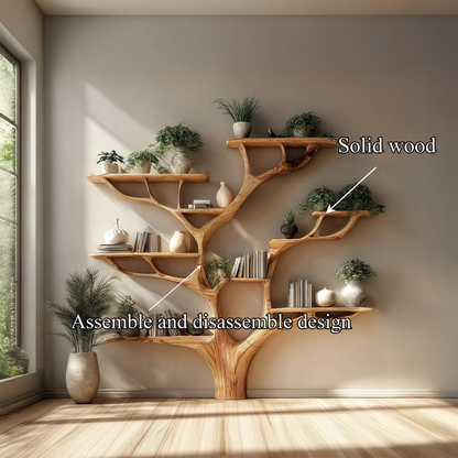 Rustic Tree Bookshelf Nursery Living