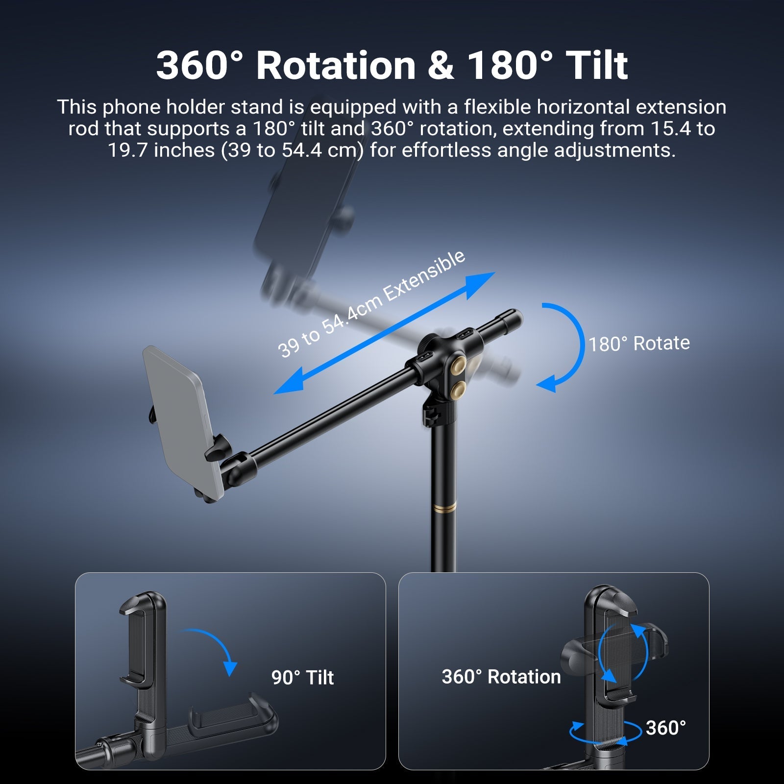 NEEWER BASICS ST013 Overhead Phone Mount Holder Stand