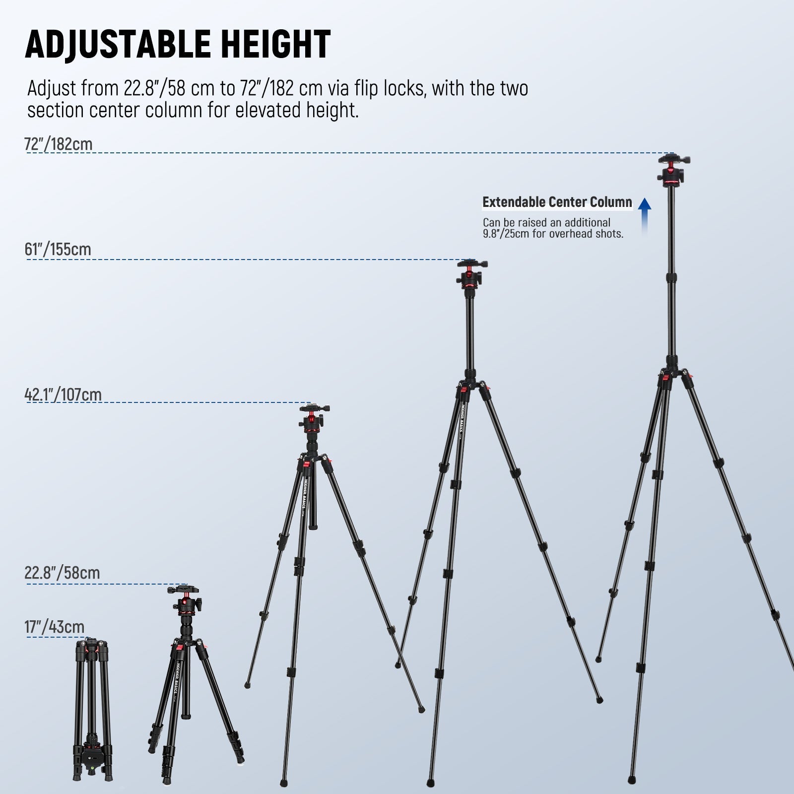 NEEWER BASICS TP14 Travel Tripod