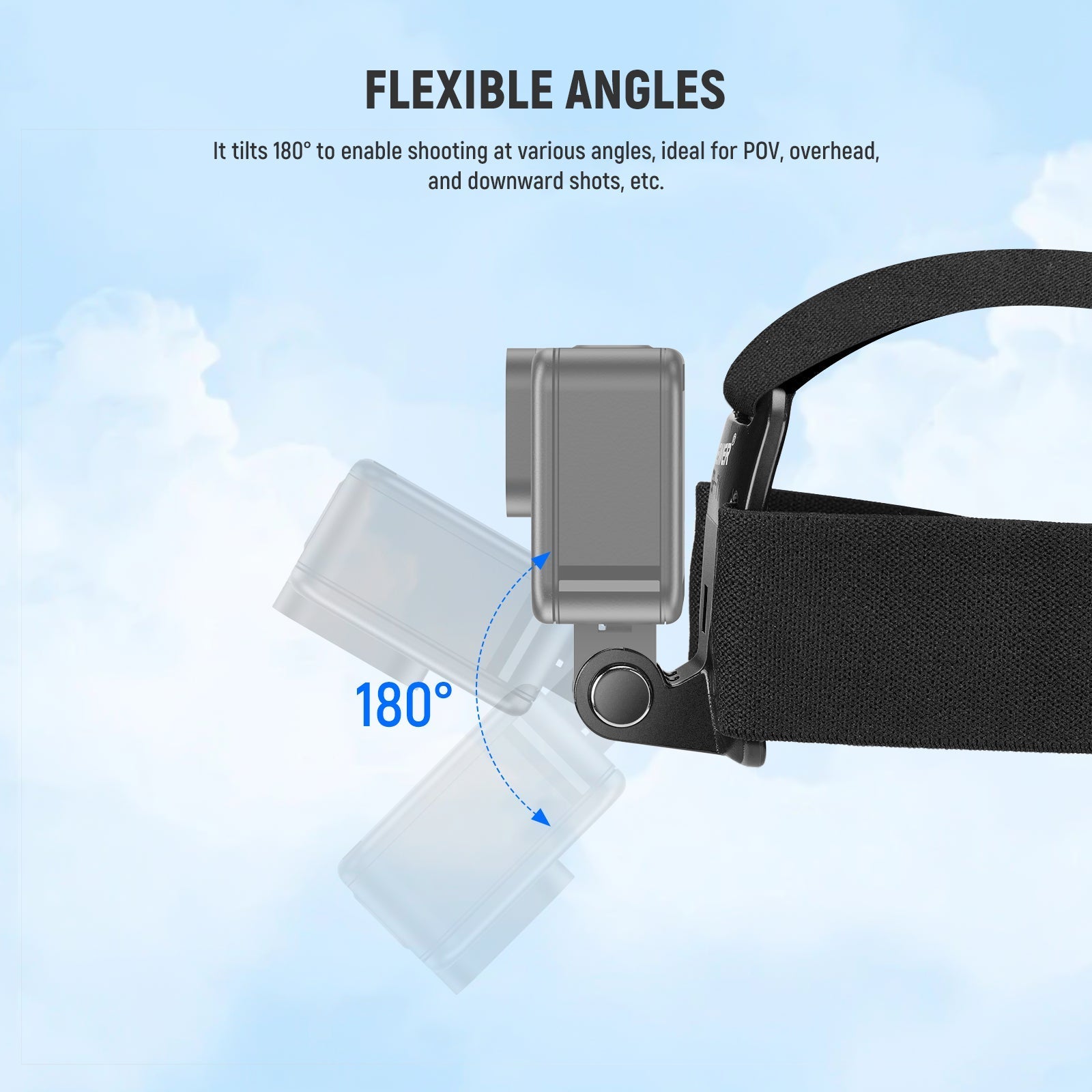 NEEWER GP-71 Adjustable Head Strap Mount for GoPro Series