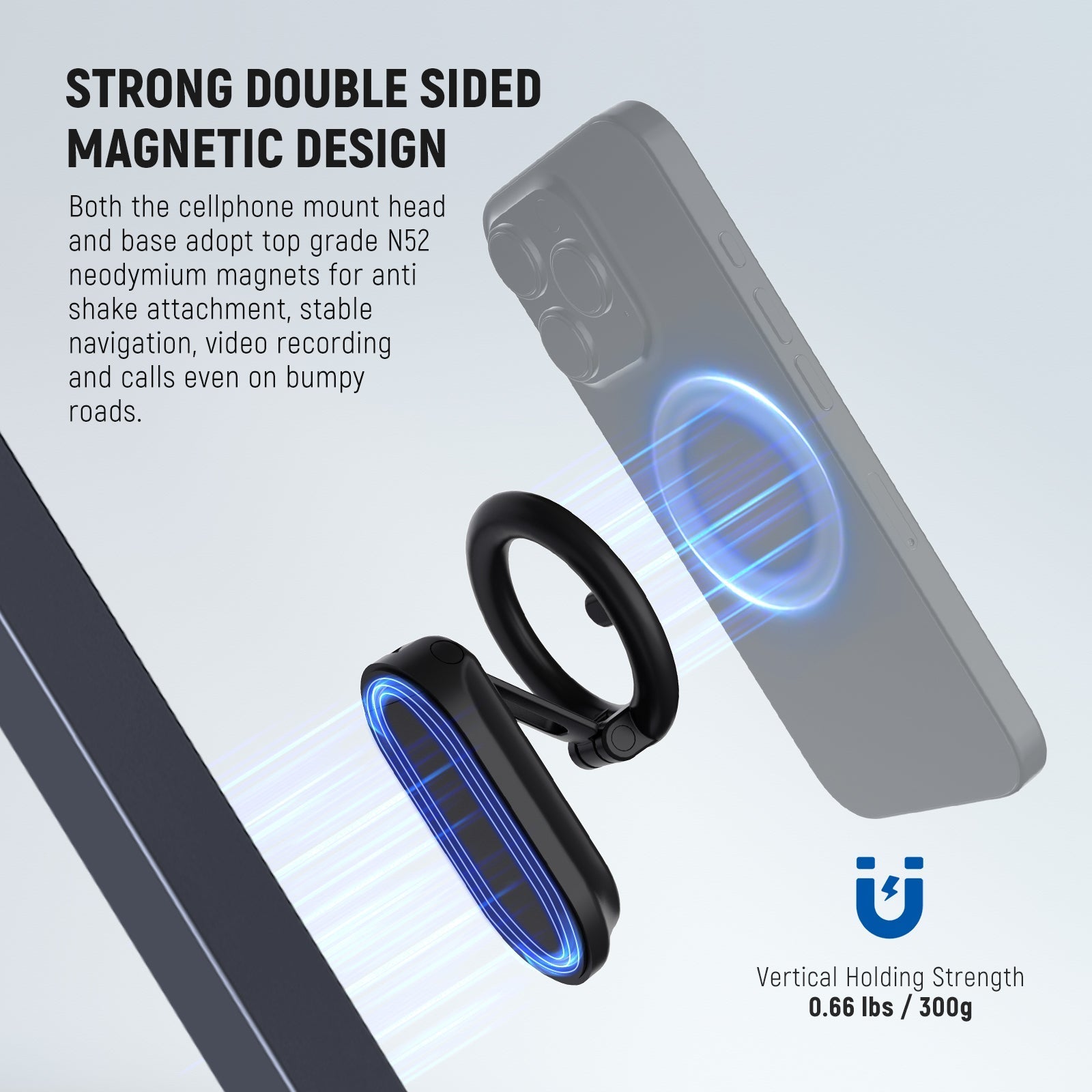 NEEWER PA118 Magnetic Phone Holder for Car