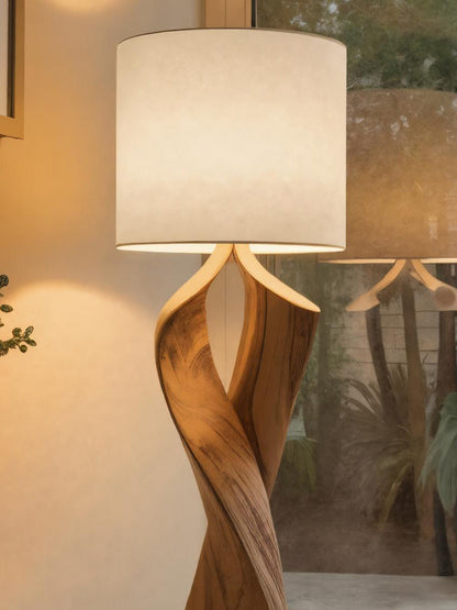 Modern Twisted Floor Lamp For Bedroom Or Living Room