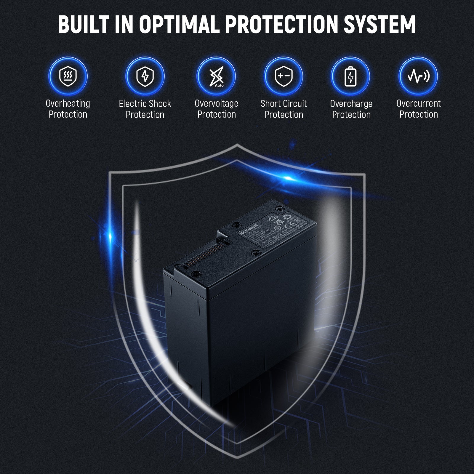 NEEWER NT-Q4 Dummy Battery Kit For Q4/Q4PRO