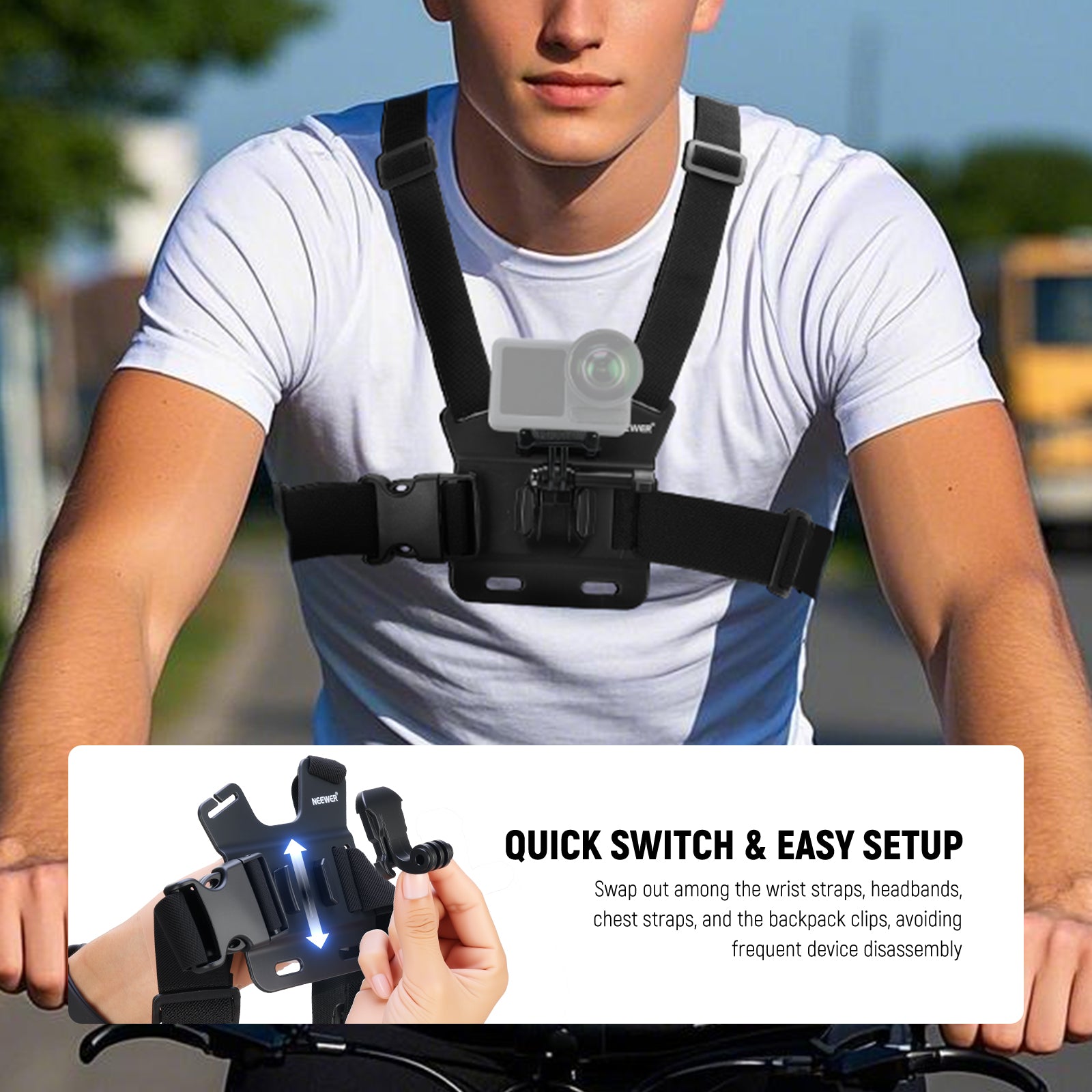 NEEWER GP-75 Accessories Kit For Action Camera