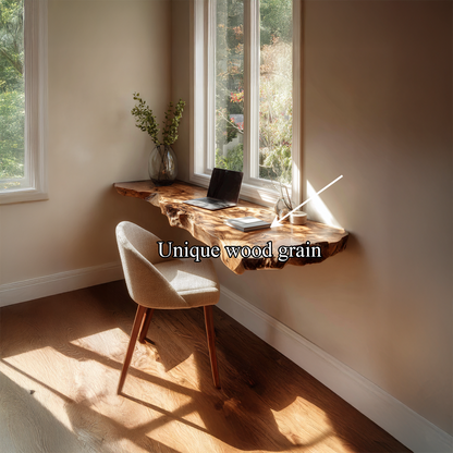 Mid Century Floating Desk Small Office