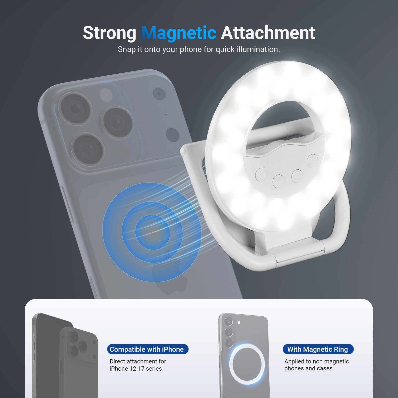 NEEWER ENTRY LEVEL VERSION N35/N36 Magnetic Selfie Ring Light