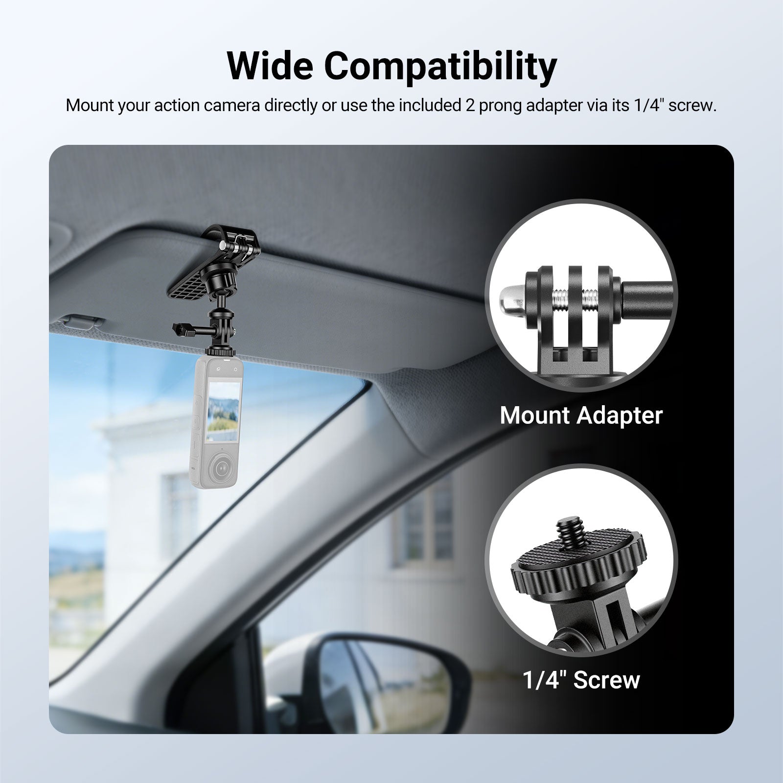 NEEWER BASICS AC055 Car Sun Visor Mount
