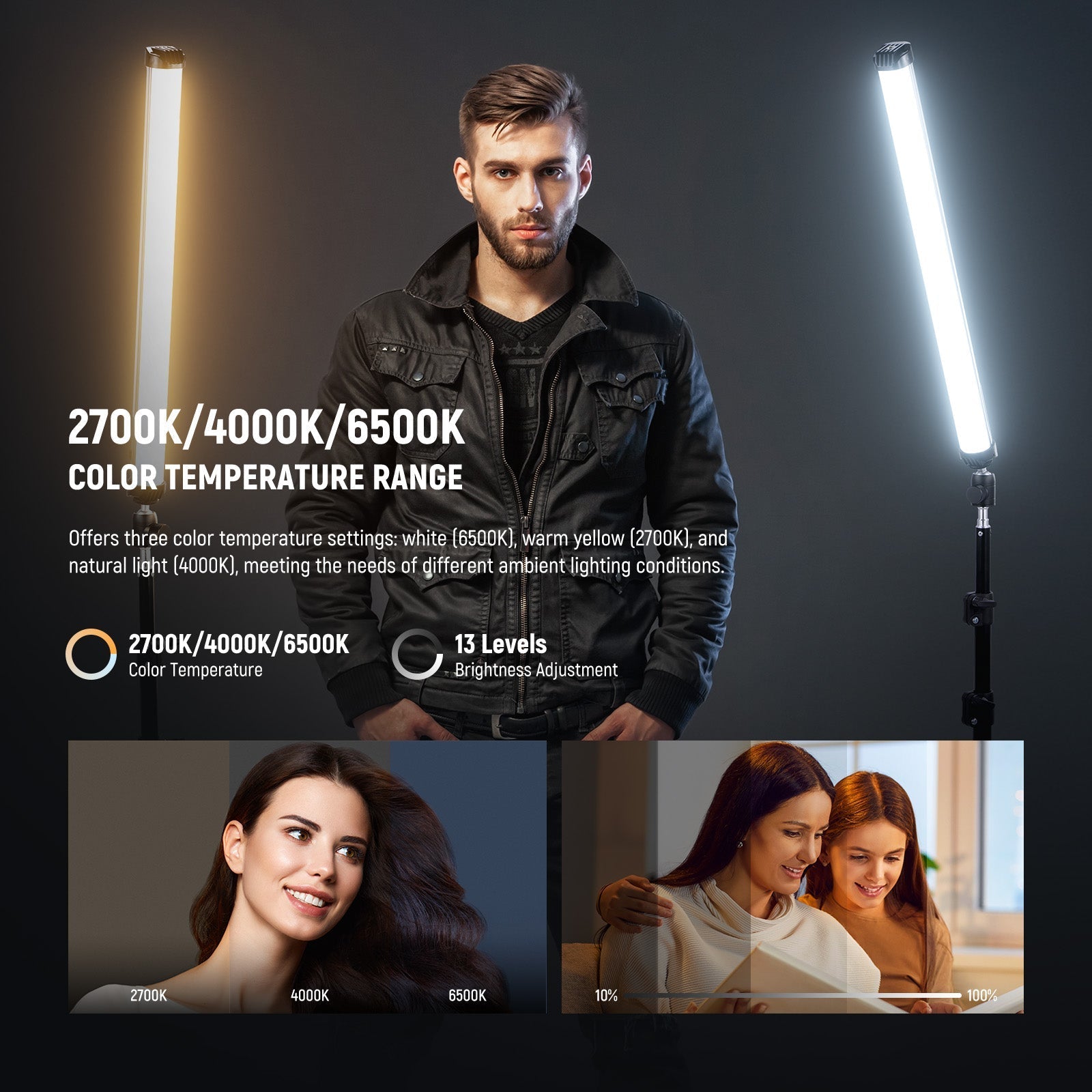 NEEWER BASICS SL50 21" Magnetic Handheld RGB Light Wand