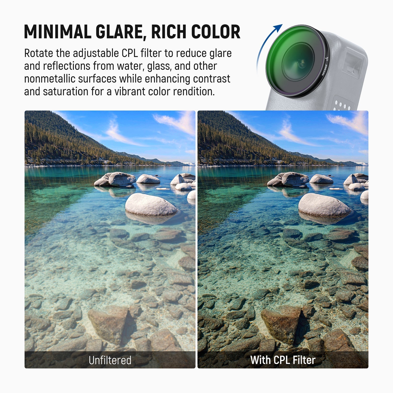NEEWER ND Filter Set For DJI Osmo Nano