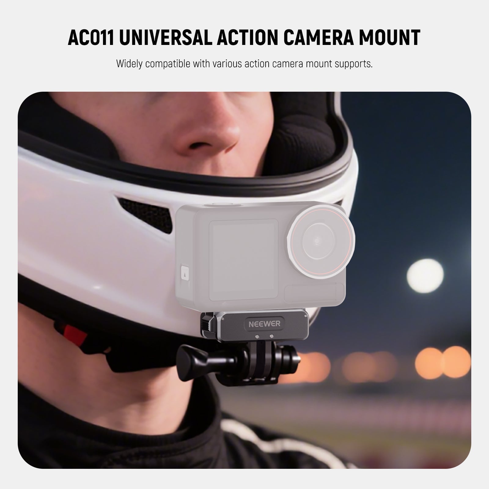 NEEWER AC011+AC012+ AC013 Action Camera Mount Kit For DJI Osmo Action 5 Pro/4/3