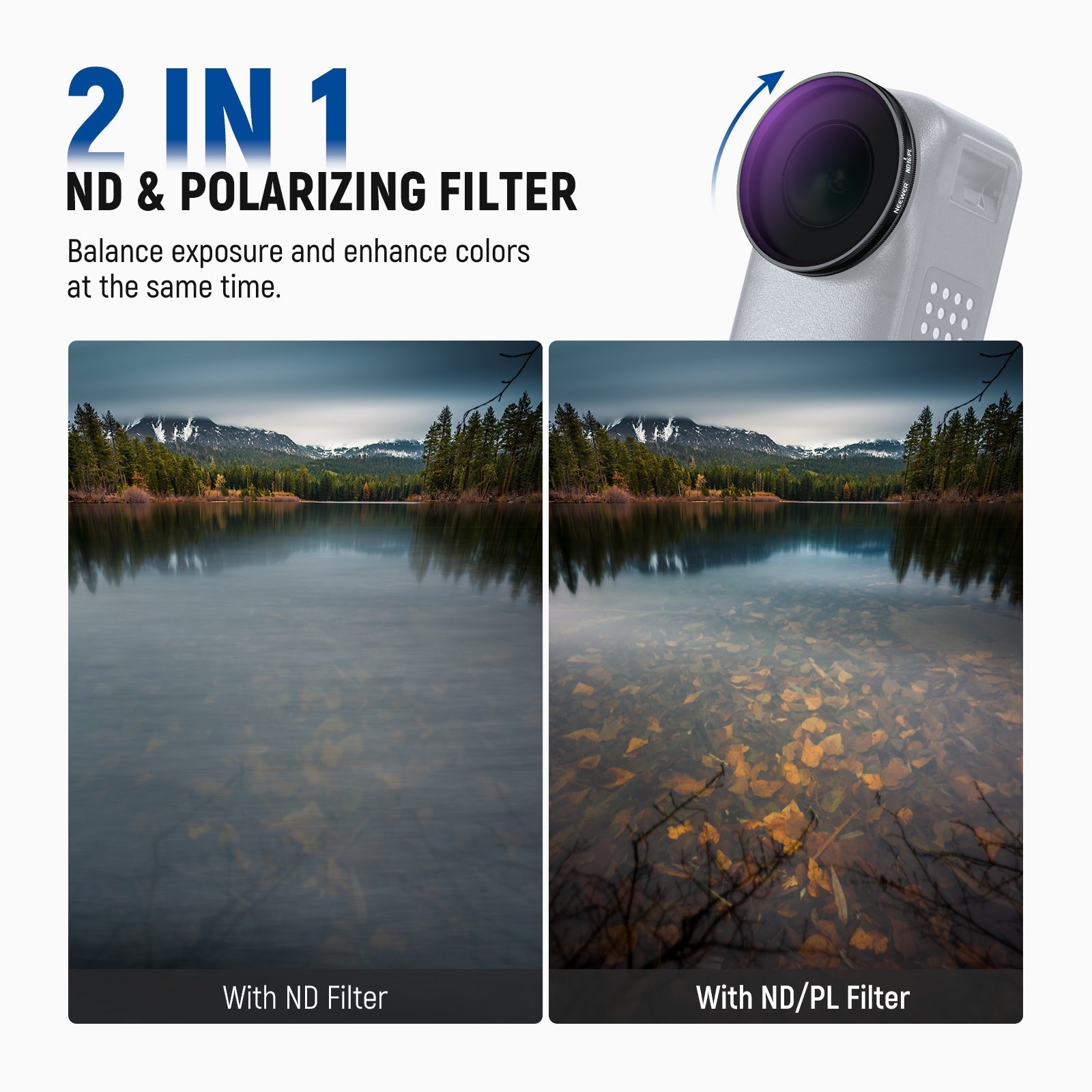 NEEWER ND Filter Set For DJI Osmo Nano