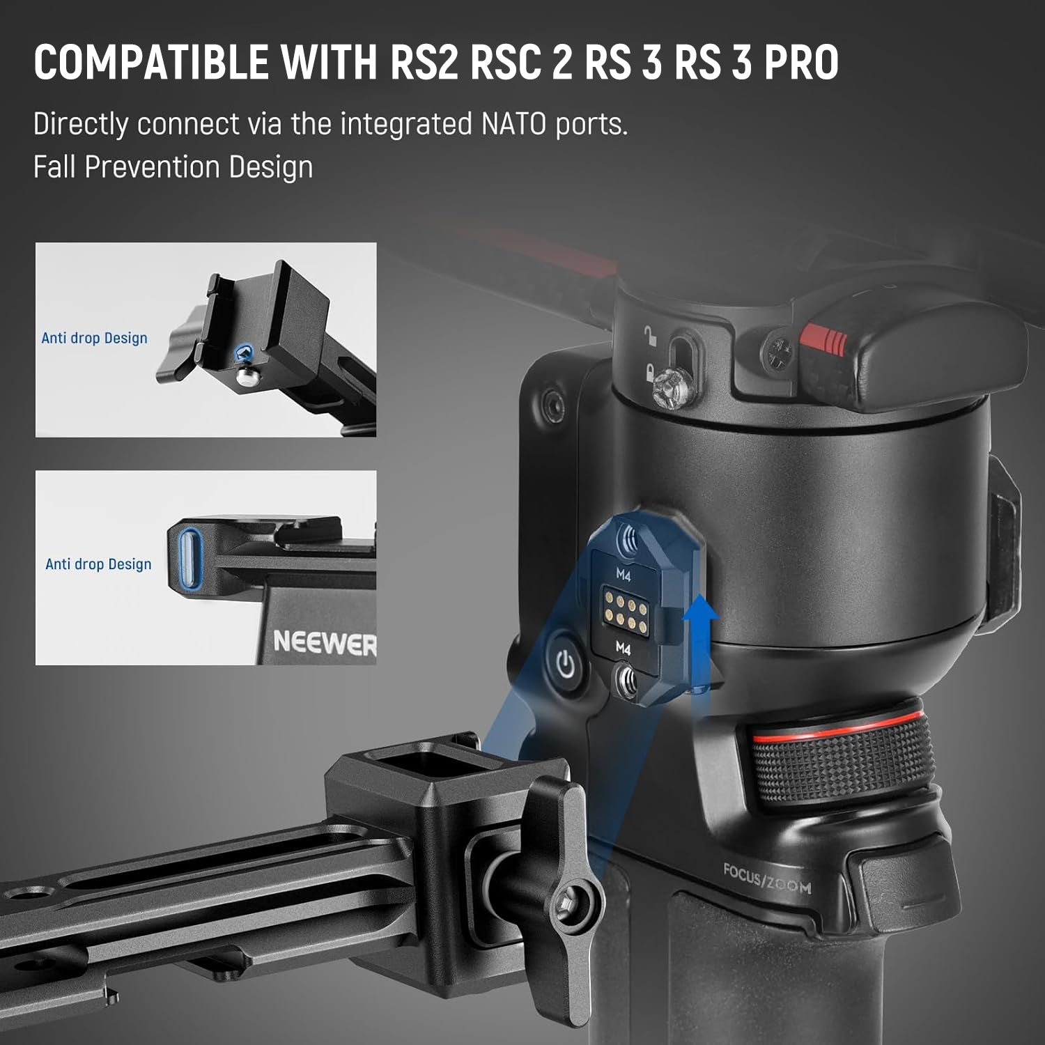 NEEWER GA006 Dual Handgrip for DJI Gimbals