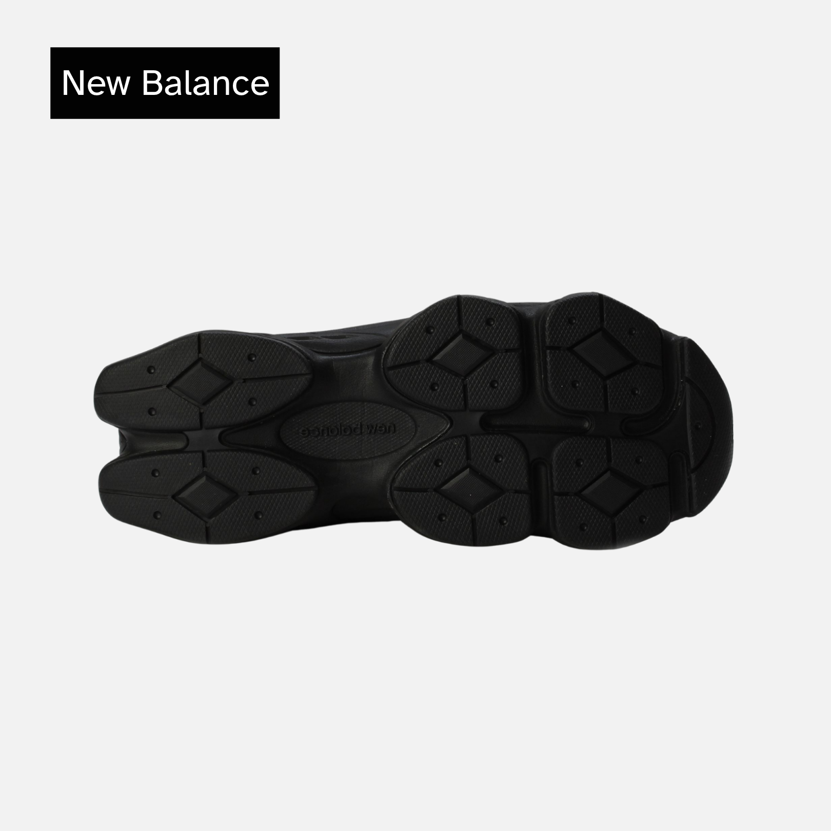 New Balance 9060 Big Kid 'Triple Black Suede'