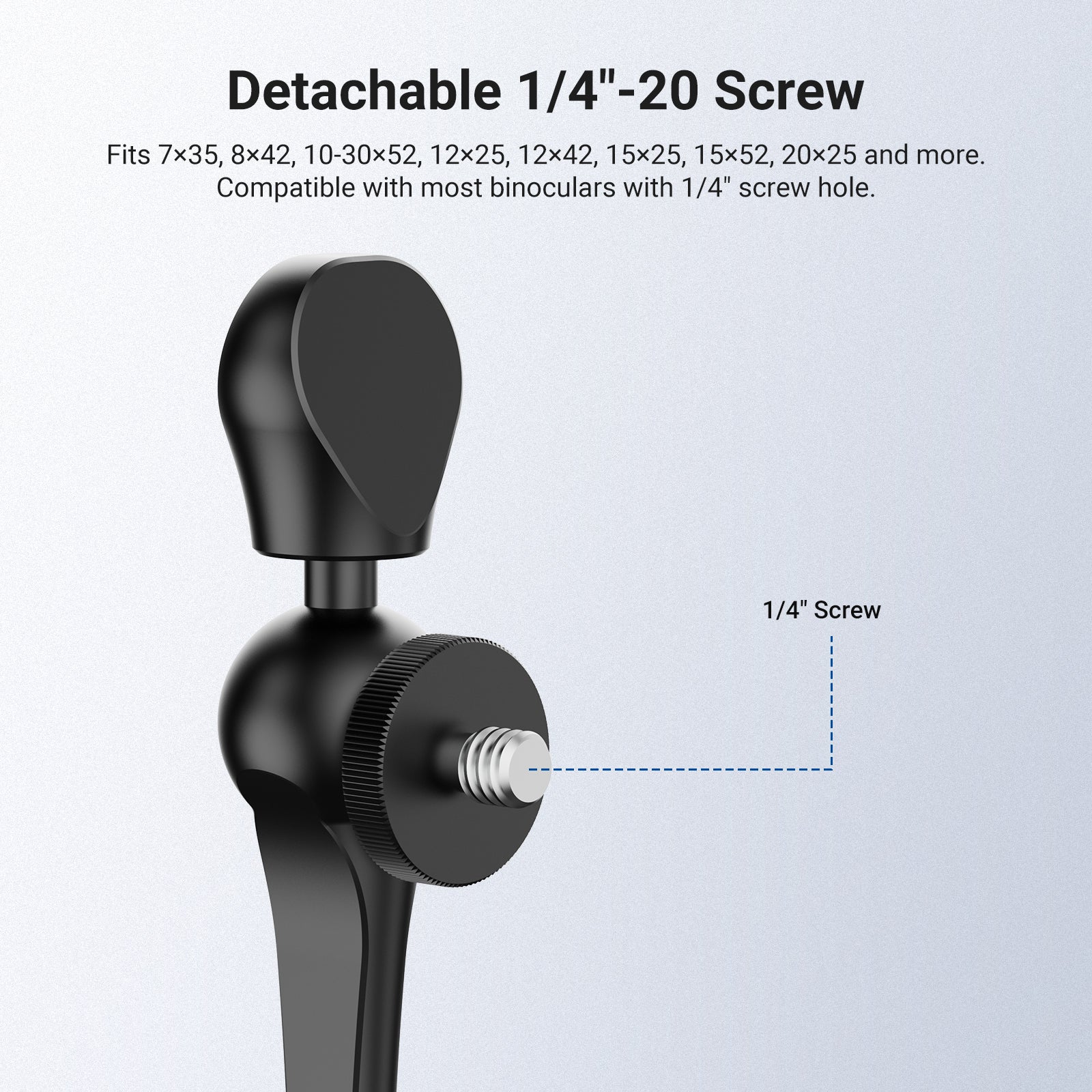 NEEWER ST-T05 Quick Release Binocular Tripod Adapter