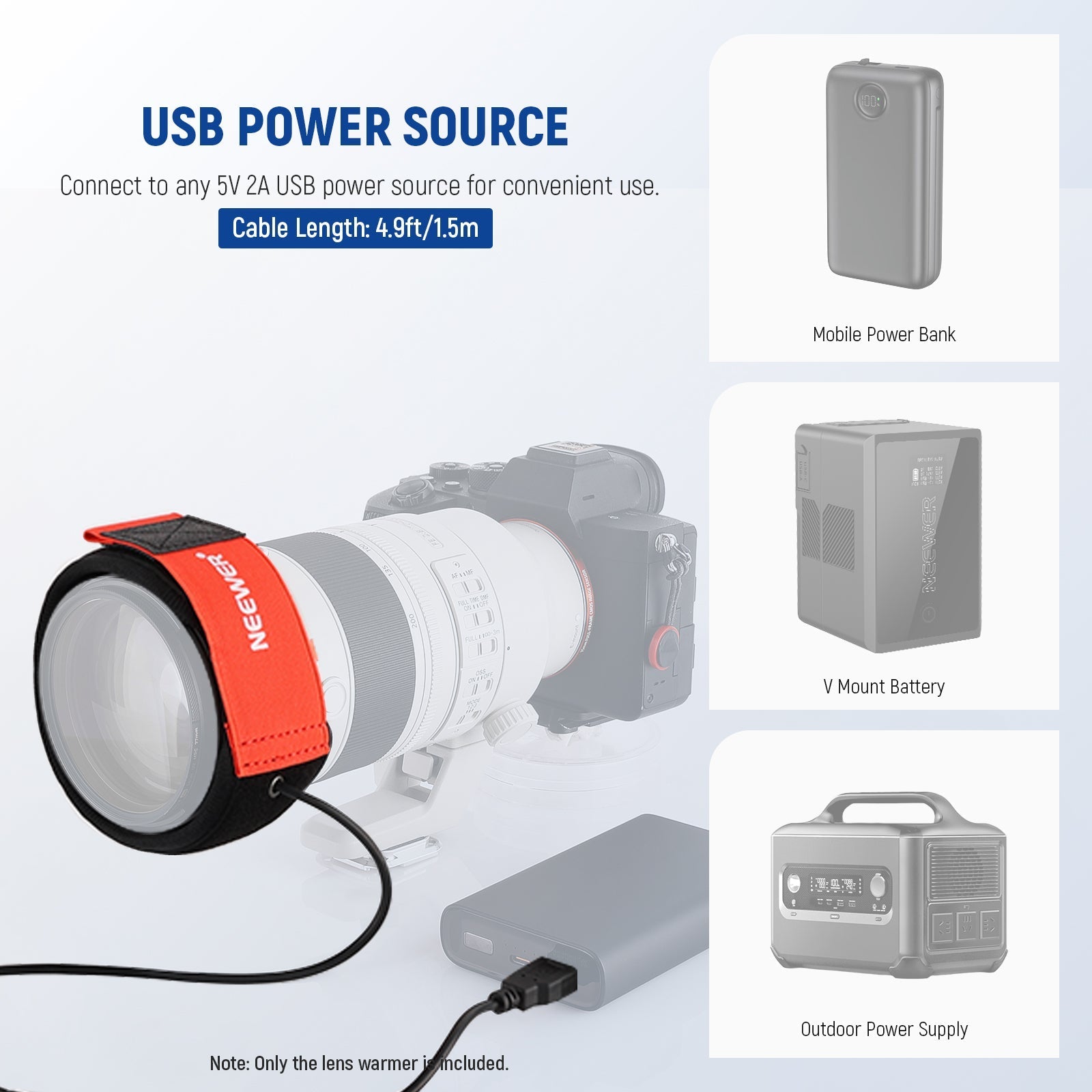NEEWER HW-17B USB Lens Heater Warmer