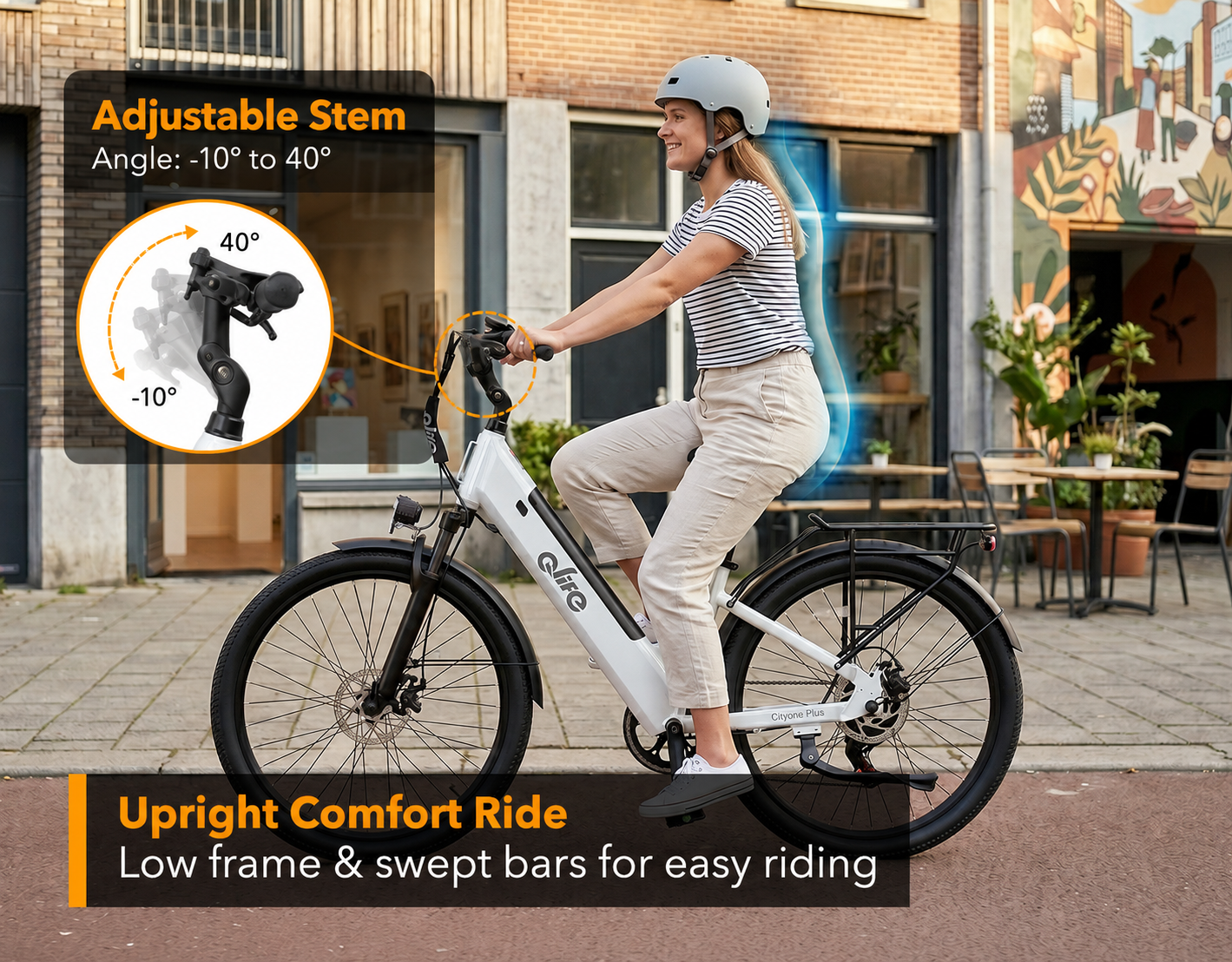 Cityone Plus Step-Thru Electric Commuter Bike