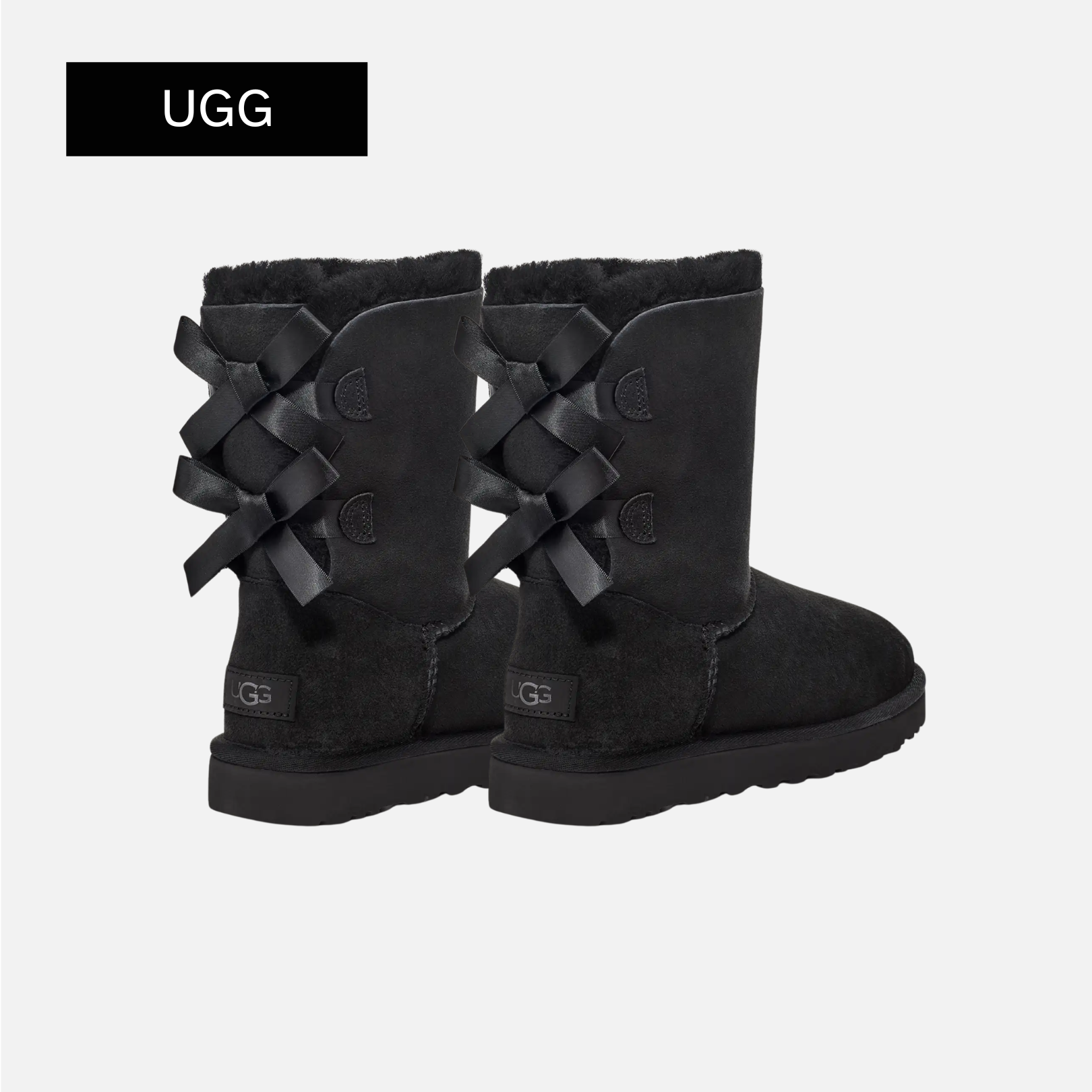 UGG Wmns Bailey Bow II Boot 'Black'