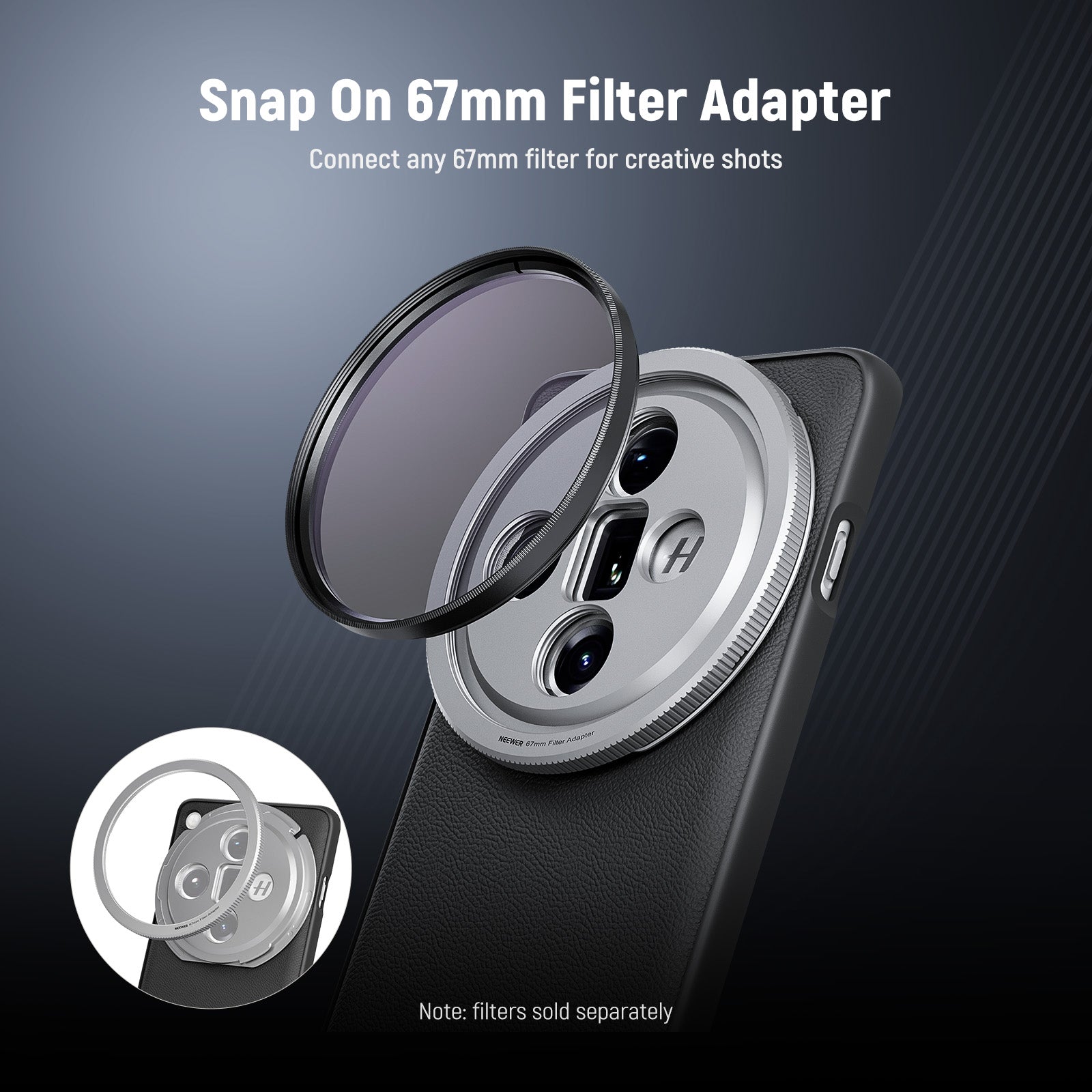 NEEWER PA116 Protective Phone Case For Oppo Find X7 Ultra