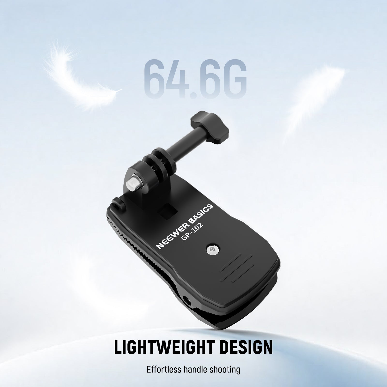 NEEWER BASICS GP-102 Backpack Strap Clip Mount for Action Camera