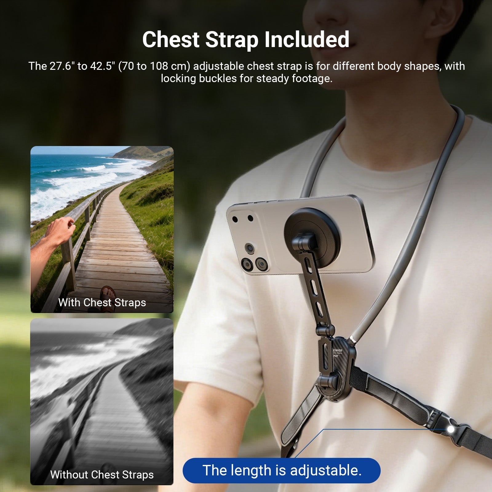 NEEWER GP47 Magnetic Neck Phone Holder