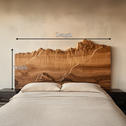 Rustic Wall Feature Headboard For Bedroom And Personal Space