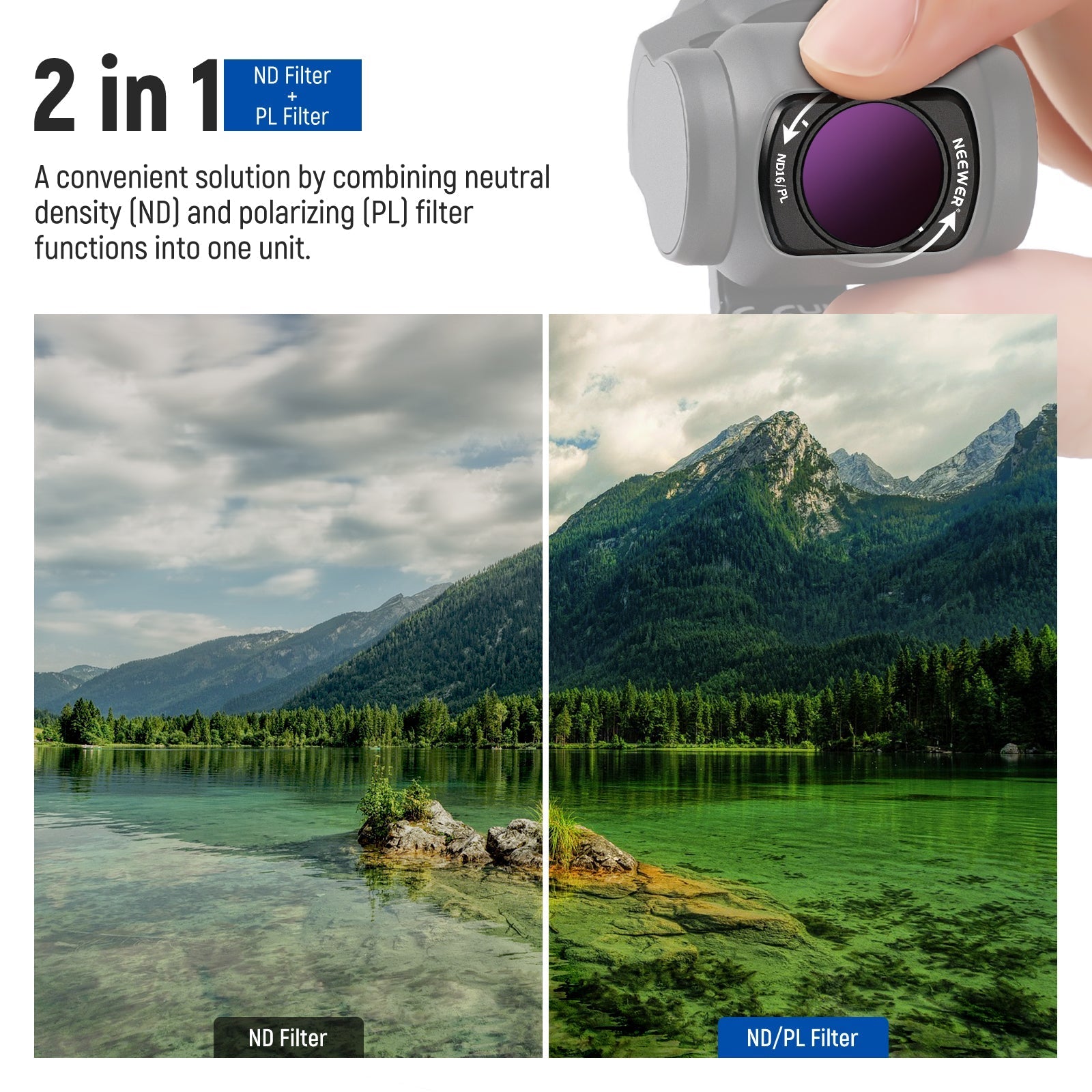 NEEWER FL-B06 16-Pack Filter Set for DJI Osmo Pocket 3 / Pocket 4 & Xtra Muse
