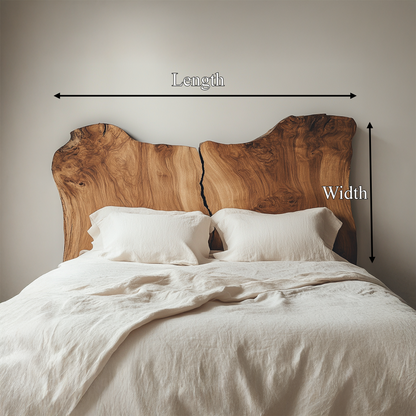 Rustic Split Headboard For Bedroom And Sleeping Space