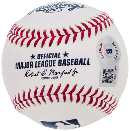 Ryan Howard Autographed Official MLB Baseball Philadelphia Phillies "05 NL" Beckett BAS QR SKU #203386
