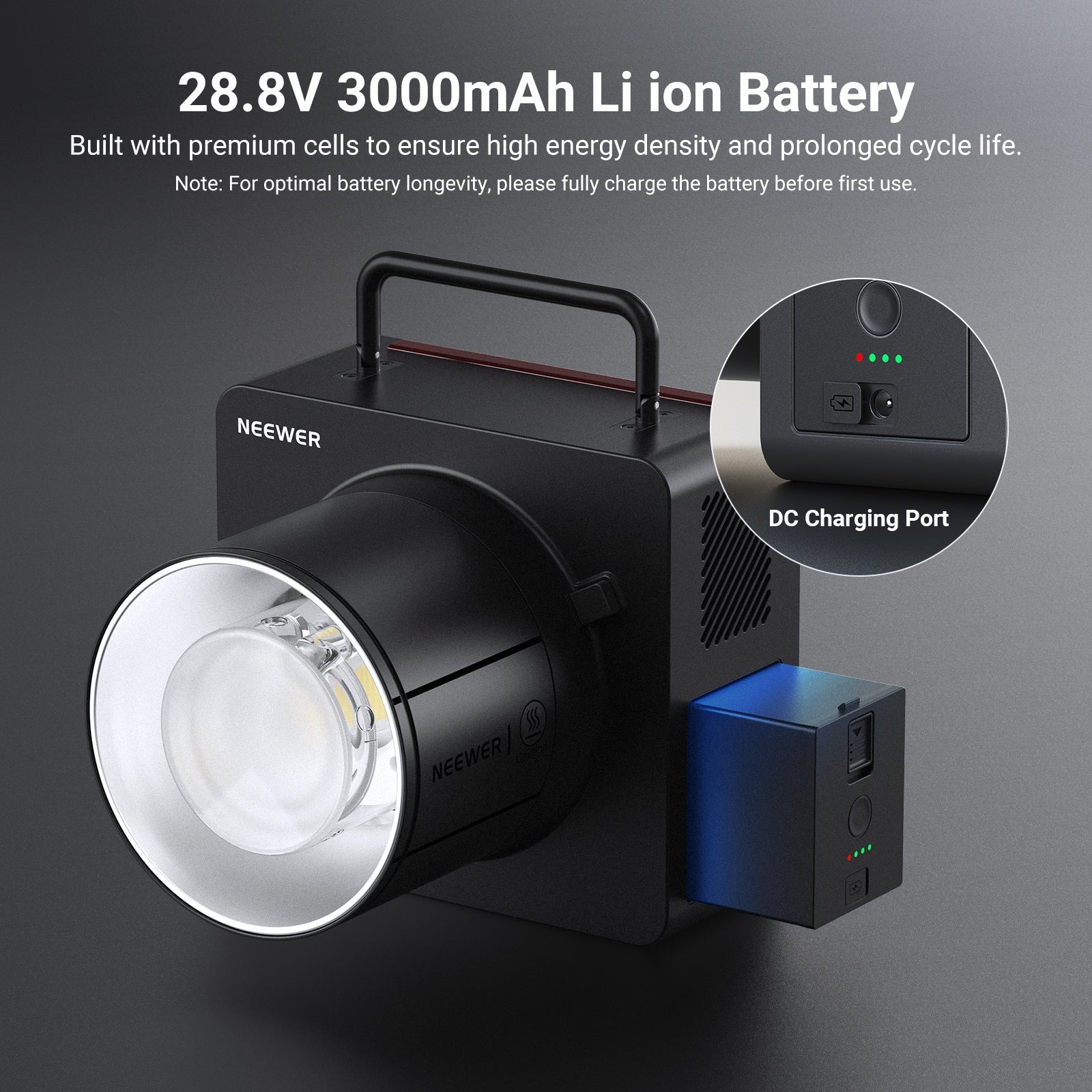 NEEWER NB-Q6 Lithium Battery For Q6