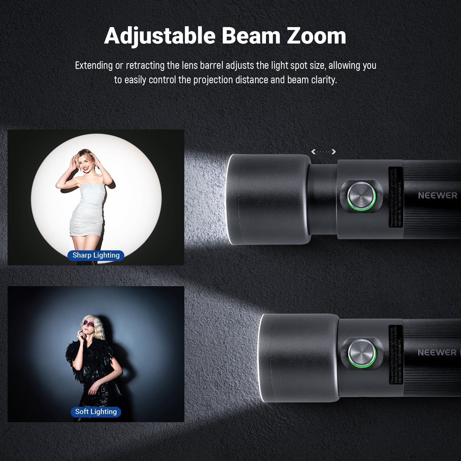 NEEWER BASICS FL10 10W Portable Photography Flashlight
