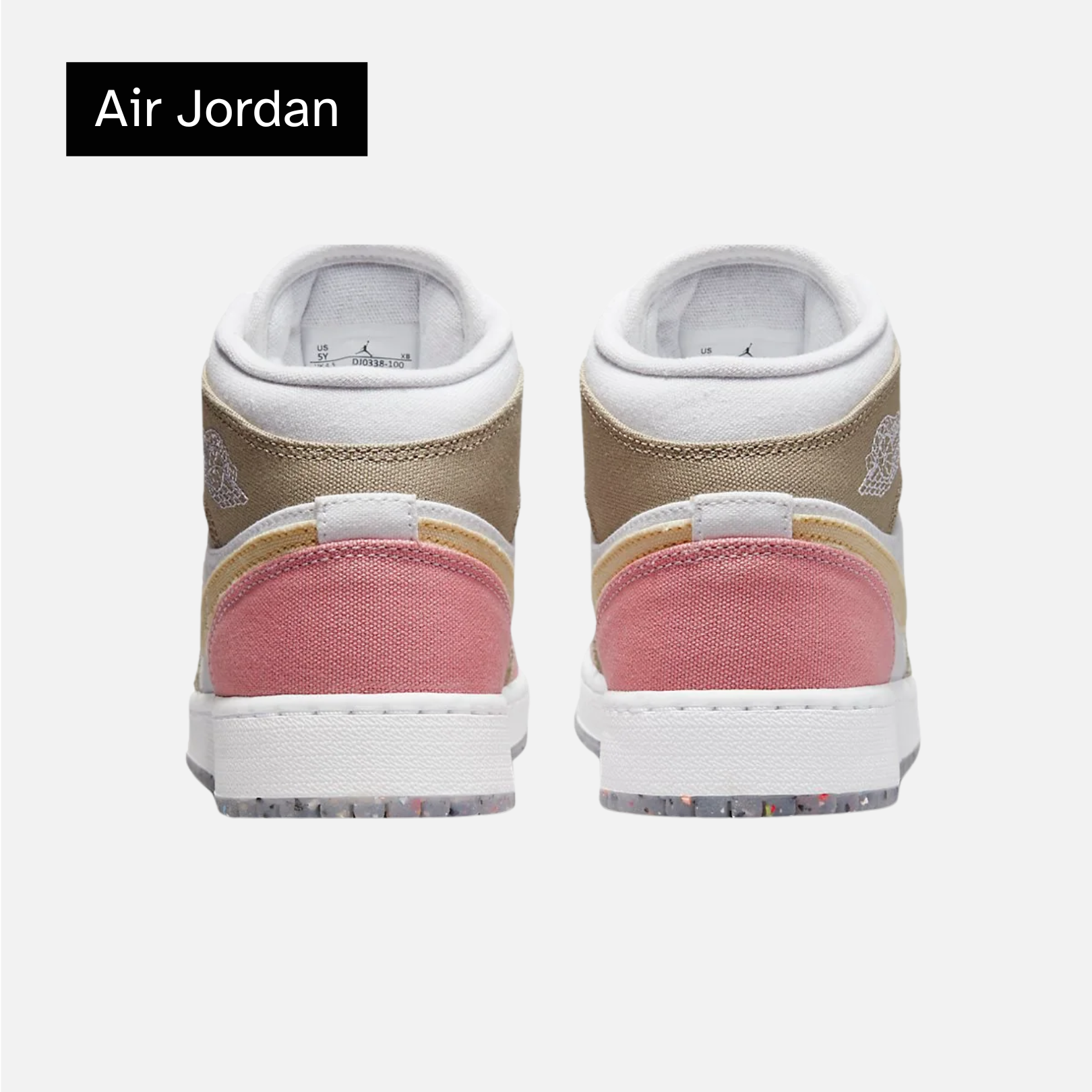 Air Jordan 1 Mid SE GS 'Pastel Grind'