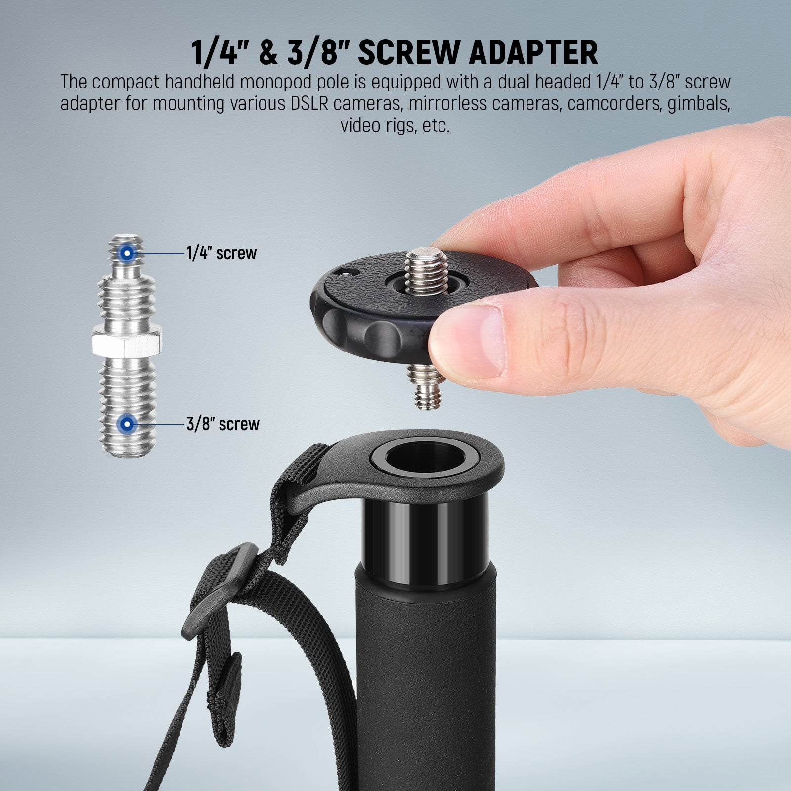NEEWER TP41 61" Camera Monopod Stand