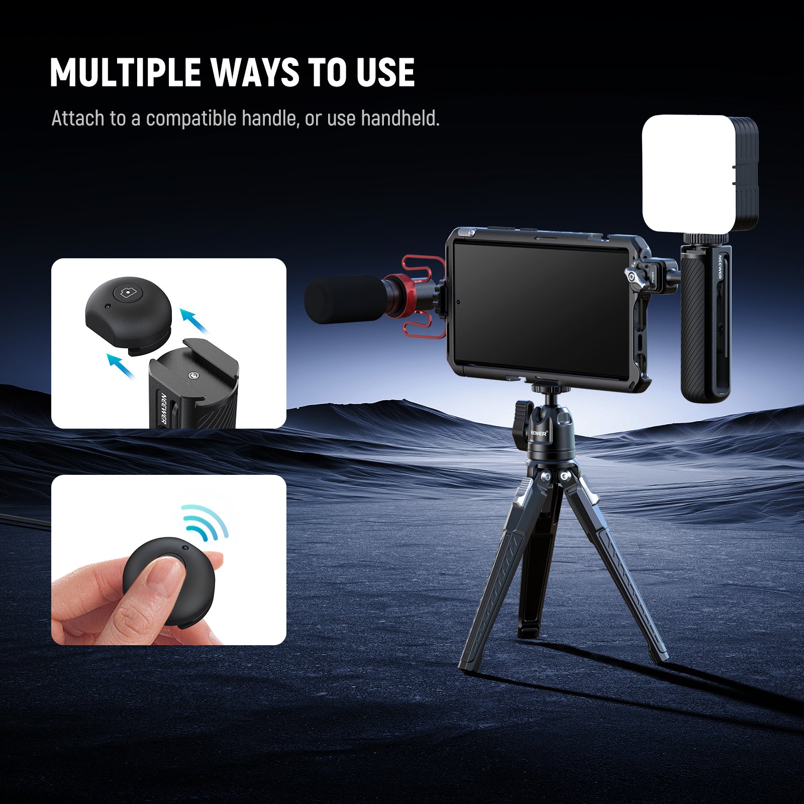 NEEWER RT005E Cold Shoe Cover for PA045E Bluetooth Shutter Side Handle