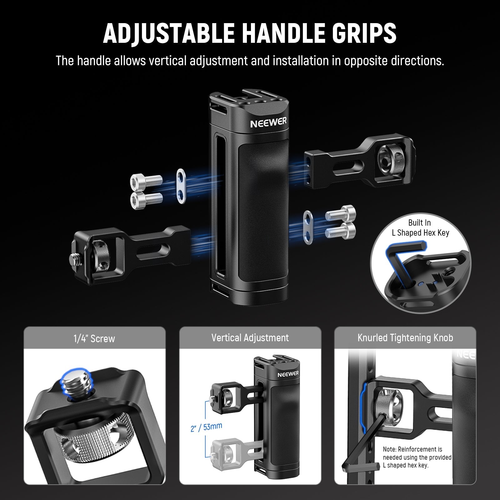 NEEWER PA009E Universal Phone Cage Video Rig