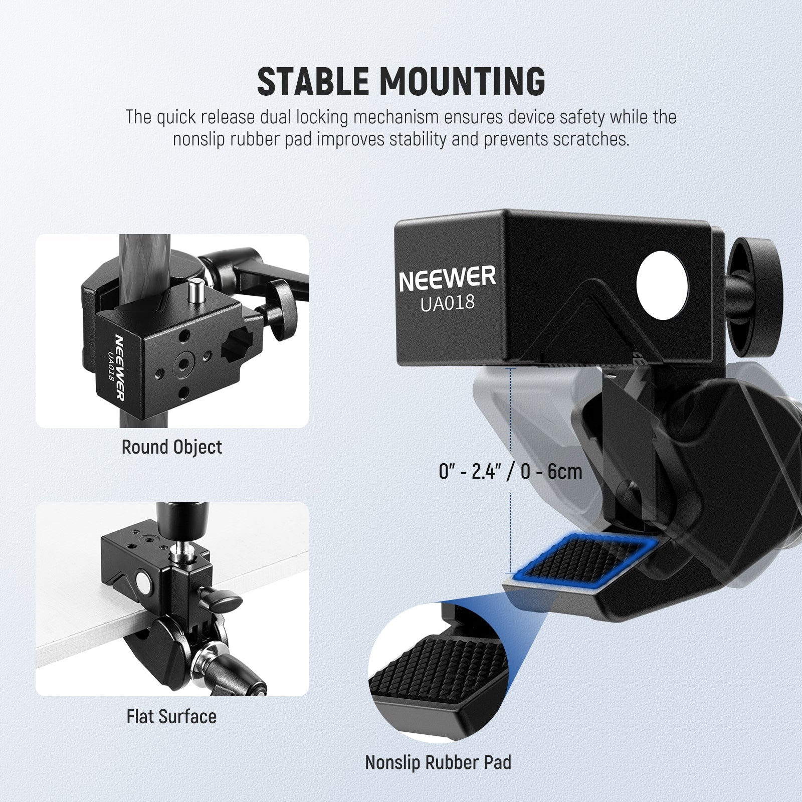 NEEWER UA018 21" Magic Arm Camera Mount with Super Clamp