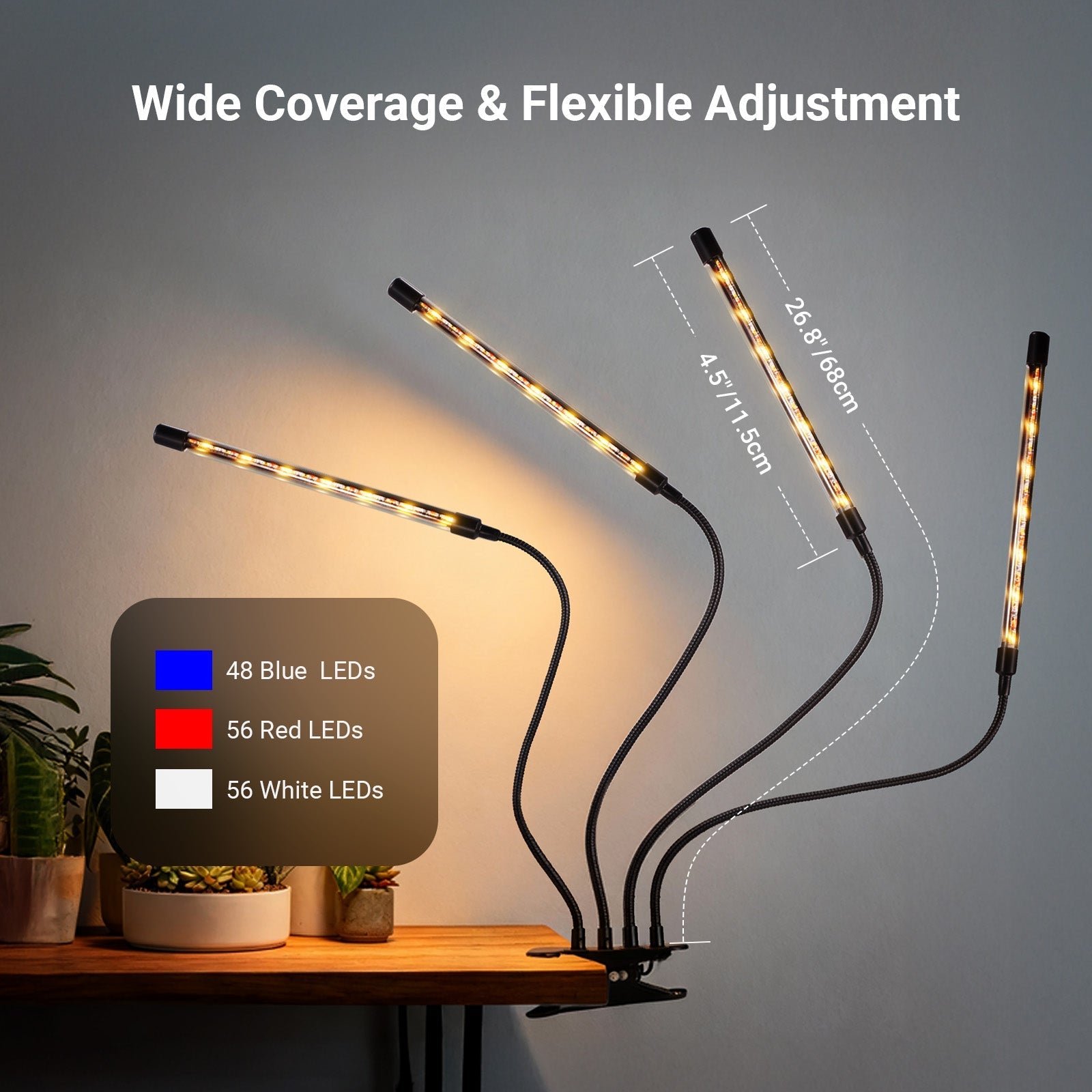 NEEWER ENTRY LEVEL VERSION N30 Full Spectrum Desk Grow Lights